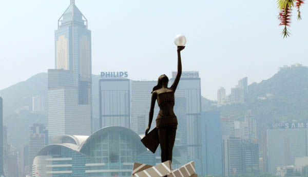 Take a walk at Avenue of Stars in Hong Kong